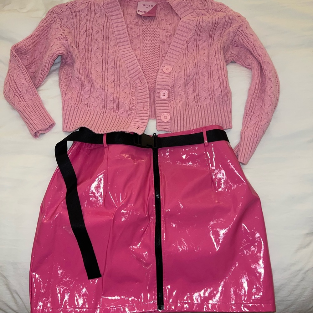 PRETTY LITTLE THING PINK SKIRT- skirt only